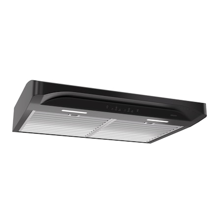 Broan-Nutone ALTA III 30-in. Under Cabinet Convertible Hood with 400 CFM Blower and 3 Fan Speeds BQLA130BL